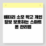 배터리 소모 막고 개인정보 보호하는 스마트폰 관리법 4