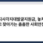 복지사각지대발굴지원금, 놓치지 않고 찾아가는 촘촘한 사회안전망 6