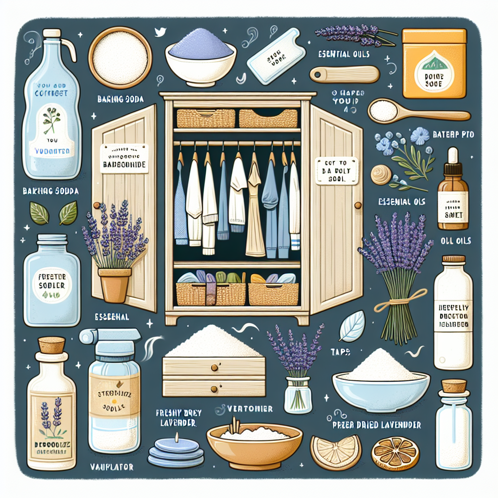 옷장 탈취 방법, 은은하게 좋은 향 유지하는 비법