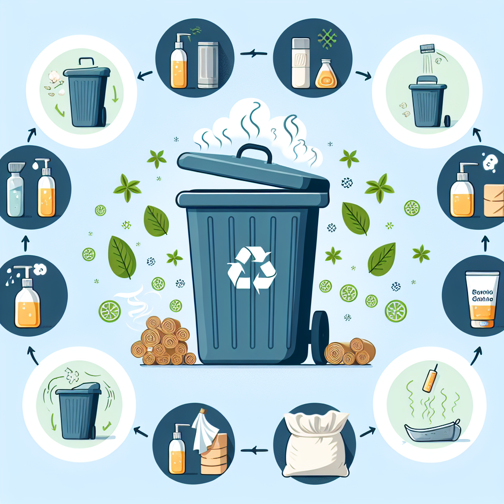 쓰레기통 냄새 제거법, 탈취제 없이도 가능한 관리법